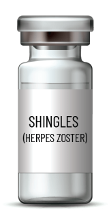 A picture of a Shingles (herpes zoster) Bottle.